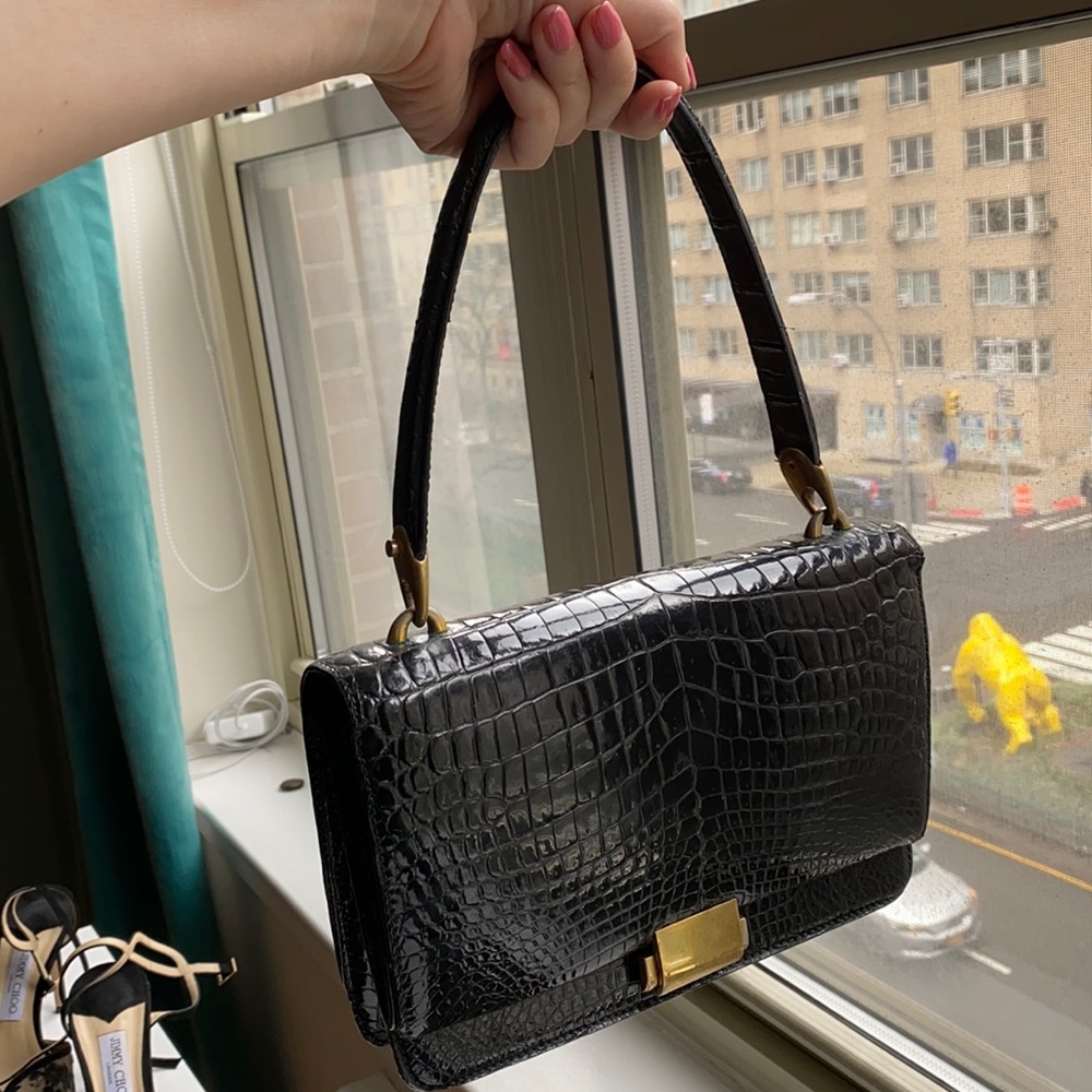 Vintage Crocodile Handbag